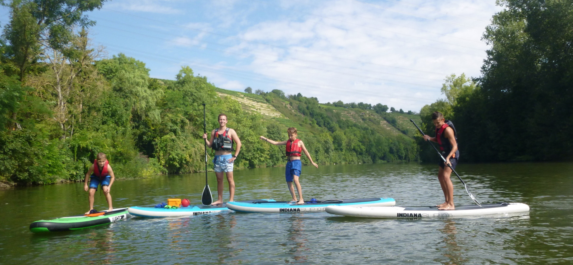 Teamevent Stuttgart Kanufahren und Stand Up Paddling Die Zugvögel
