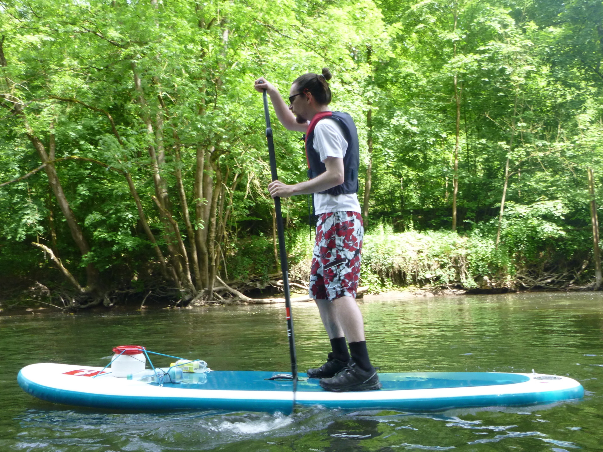 Stand Up Paddling Kurs Bietigheim SUP auf der Enz Die Zugvögel