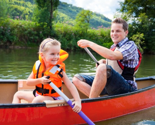 Paddeln mit Kindern