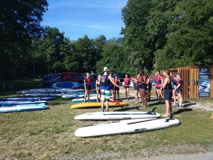 Teamevent Stuttgart Kanufahren und Stand Up Paddling Die Zugvögel