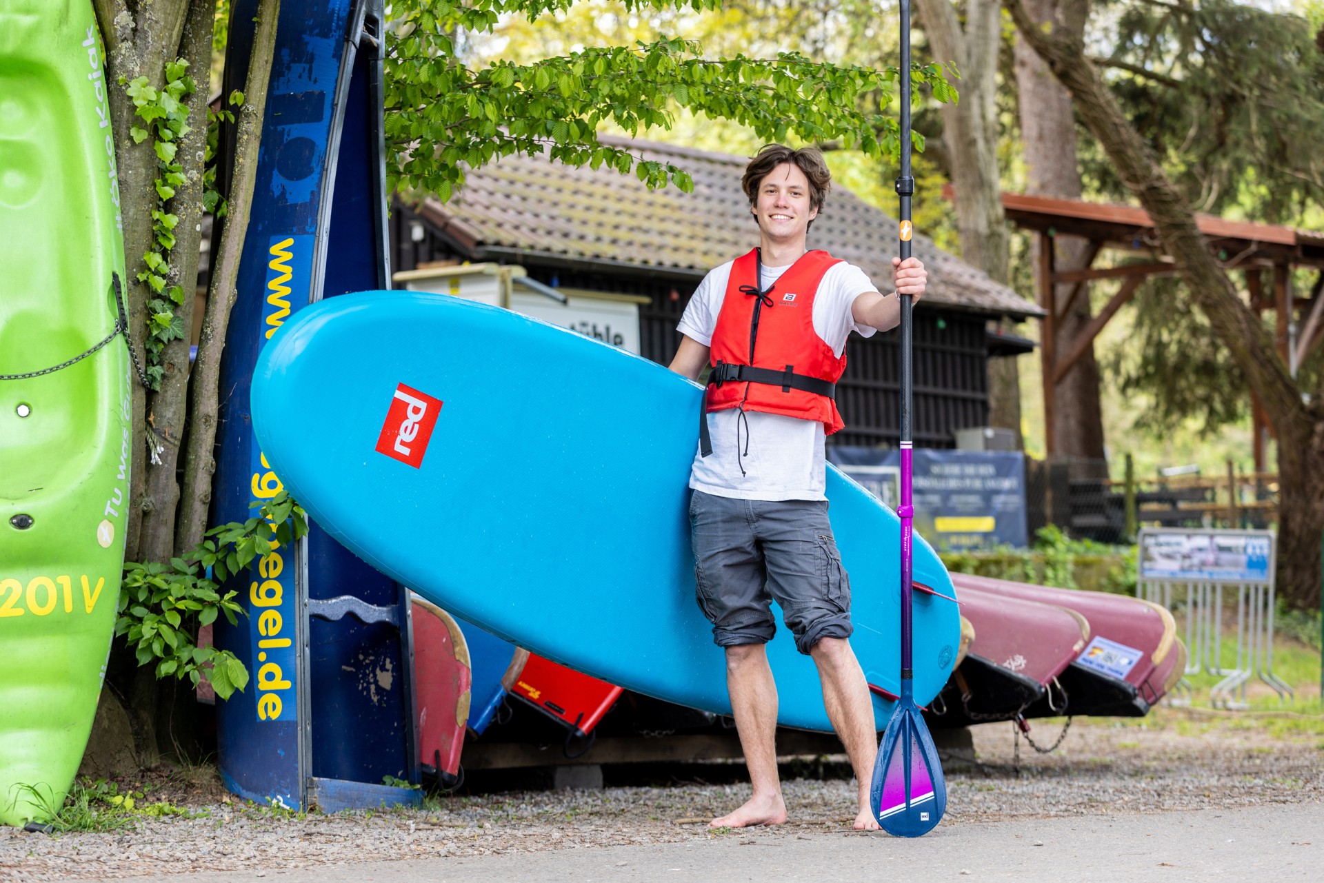 Sunset-Tour SUP: Stand Up Paddling abends - Die Zugvögel